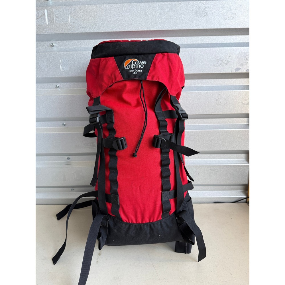 Lowe Alpine Half Dome 40 Red Hiking Backpack Vintage Rucksack Gorpcore Camping